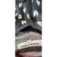 Vintage 1979 Yves Saint Laurent Skirt Suit Heart Print Silk Black White / S