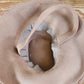 80s Brown Floral Hat Neo Edwardian Style w/Veil
