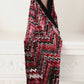 MISSONI Scarf Velvet Zig Zag Silk Viscose Italy