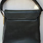 60s 70s Black Leather Bag Saks Fifth Ave