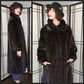 50s Brown Mink Fur Swing Coat Gelobe Chicago