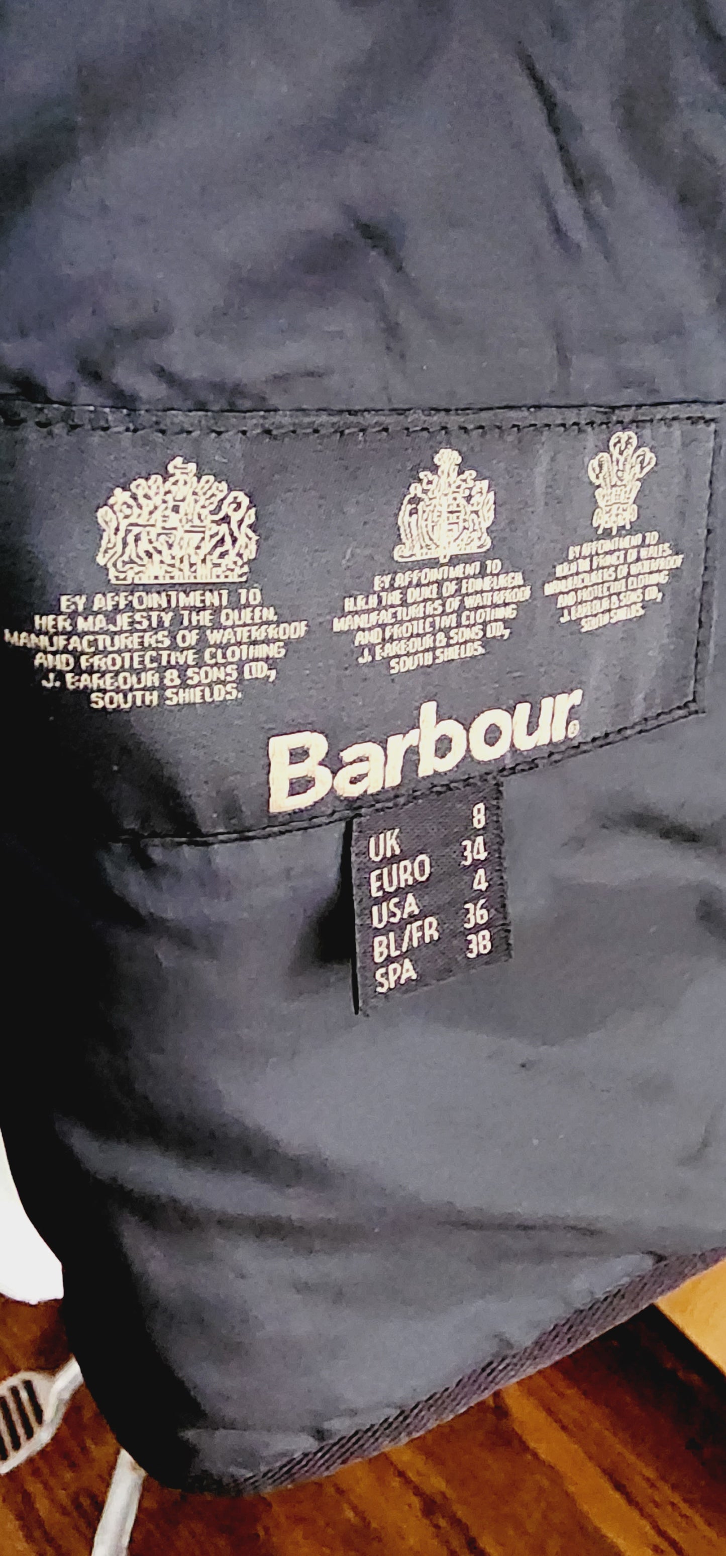 Barbour Black Puffer Jacket Snap Front US Ladies 4