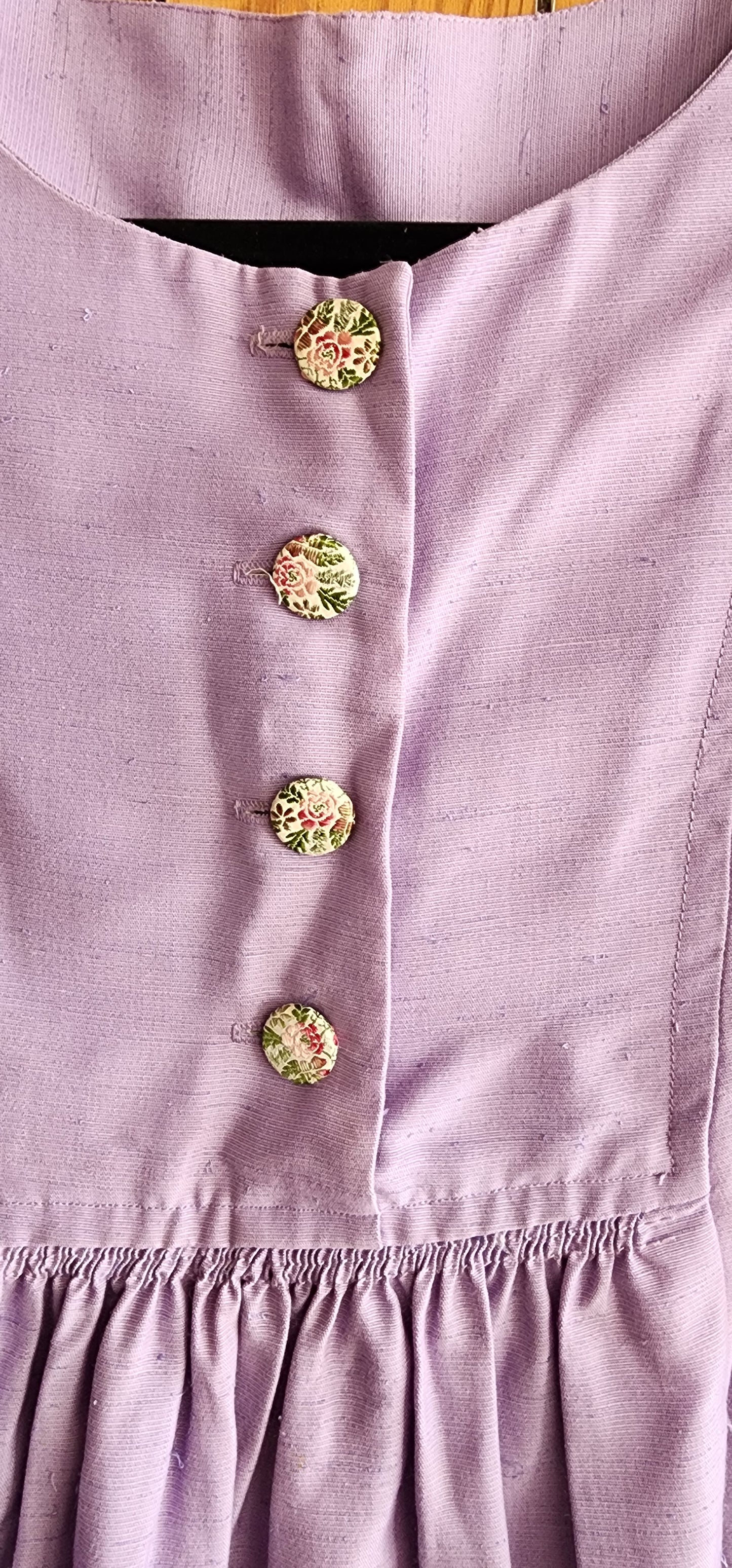 60s Maternity Skirt Suit Purple Lavender