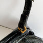 40s Black Alligator Bag Lucille de Paris Bergdorf Goodman