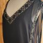 J Kara 20s Style Flapper Dress in Black w/Beading