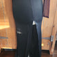 90s Black Dress Fredericks of Hollywood Sheer Spiral Top