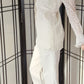 Vintage 70s White Lace Pant Suit Sodi Boho Bride Disco Wedding