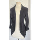 Vintage Eileen Fisher Blazer Black Silk Jacket Petite Minimalist
