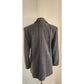 Vintage 80s Gray Blazer w/Heraldic Crest by Hugo Buscati / M