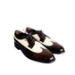 Vintage Florsheim Mens Shoes 11 Brown White Spectator Longwing Oxfords
