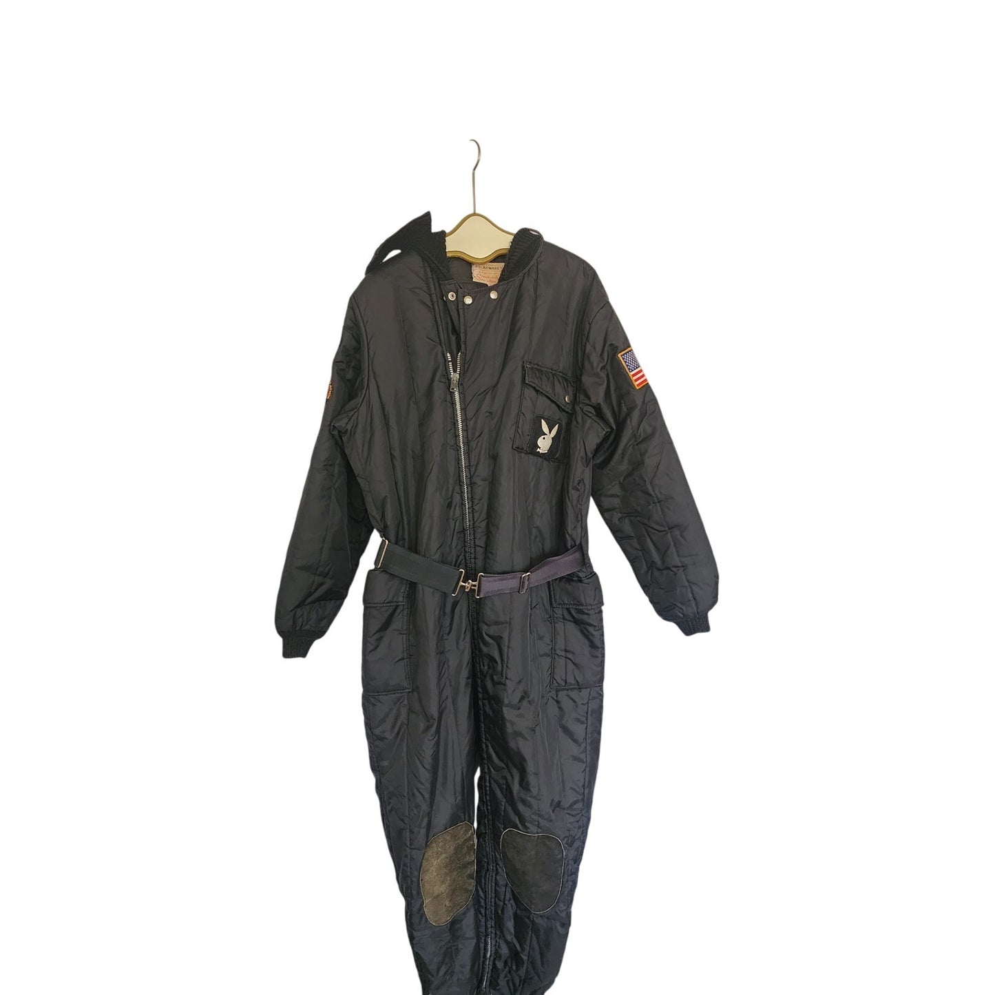 Vintage 1970s Mens Snow Suit Polarware Snowmobile Yamaha Playboy Patches