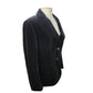 Vintage Escada Blazer Black Velvet Jacket / 44