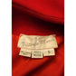 Vintage 90s Red Wool Swing Jacket Hip Length Coat Victoria March Chicago Designer