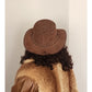 Vintage Brown Suede Hat Overlander Australian Cowboy