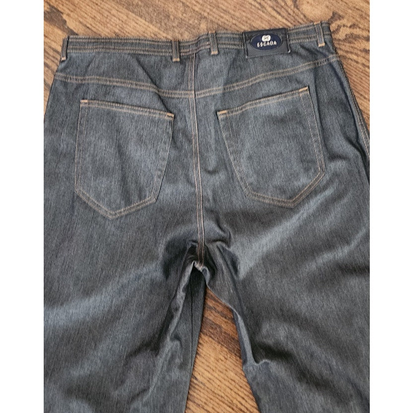 Vintage 2000s Escada Denim Pant Suit Dark Wash Jeans Neiman Marcus