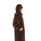 Vintage 1980s Sable Fur Coat Long Ankle Length Hoode