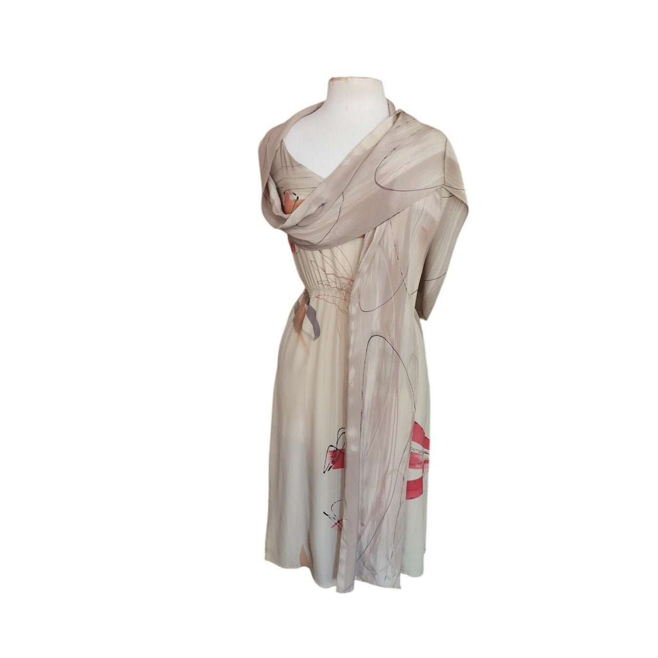 Vintage Silkprint Summer Dress by Nicole Ltd.