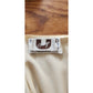 Vintage 90s Gianfranco Ferre Cream Silk Wrap Blouse Black Cuffs Asymmetrical Top