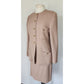 Vintage 1990s Sonia Rykiel Skirt Suit Beige Wool / M