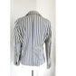 Vintage 90s Emporio Armani Blazer Gray Stripe / M