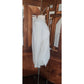Vintage 1990s Sonia Rykiel Sweater White Knit V Neck Tunic Jumper Textured Stripe Oversized