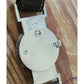 Vintage Archival TOM FORD Y2K Gucci GG Logo Belt Brown Leather Chrome Buckle
