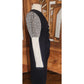 WNDERKAMMER Dress Blue Floral Jacquard Asymmetric Colorblock Sheath Avant Garde