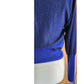 Vintage 90s Sonia Rykiel Blue Striped Sweater w/Bow