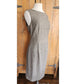 Vintage ESCADA Dress + Jacket Suit Set Alpaca Blend Wool Tweed Striped Mink Fur Trim / L
