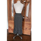 Vintage 80s Saint Romei Neiman Marcus Silk Polka Dot Peplum Jacket Fishtail Skirt Suit Set