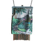 Vintage 20s Beaded Bag Pictorial Landscape Scene