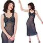 Vintage 30s Black Slip Dress Nightgown Negligee Best & Co