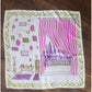 Vintage 1950s Emilio Pucci Scarf "Villa Toscana" 1957 Archival Documented Italian Interior Curtain Window Frames