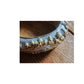 Vintage 70s Jomaz Bracelet Joseph Mazer Sculptural Brutalist Two Tone Gilt Clamper Bangle