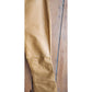 Y2K Yellow Leather Pants Low Rise by Jane Doe