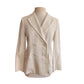 Vintage 2000s Max Mara Blazer Cream Off White Linen Blend Double Breasted