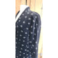 Vintage 80s Armani Blazer Womens Black Velvet Jacket w/ Cream Print / S