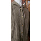 Vintage Sonia Rykiel 90s Quilted Hooded Jacket Brown Mid-Length / M