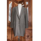 90s Calvin Klein Vintage Gray Olive Green Wool Blazer Oversized 2 Button Career Jacket