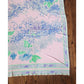 Vintage 70s LEONARD Silk Jersey Shawl Wrap Pastel Floral Print Impressionist