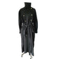 Vintage 80s Sonia Rykiel Coat Black Trench / Medium