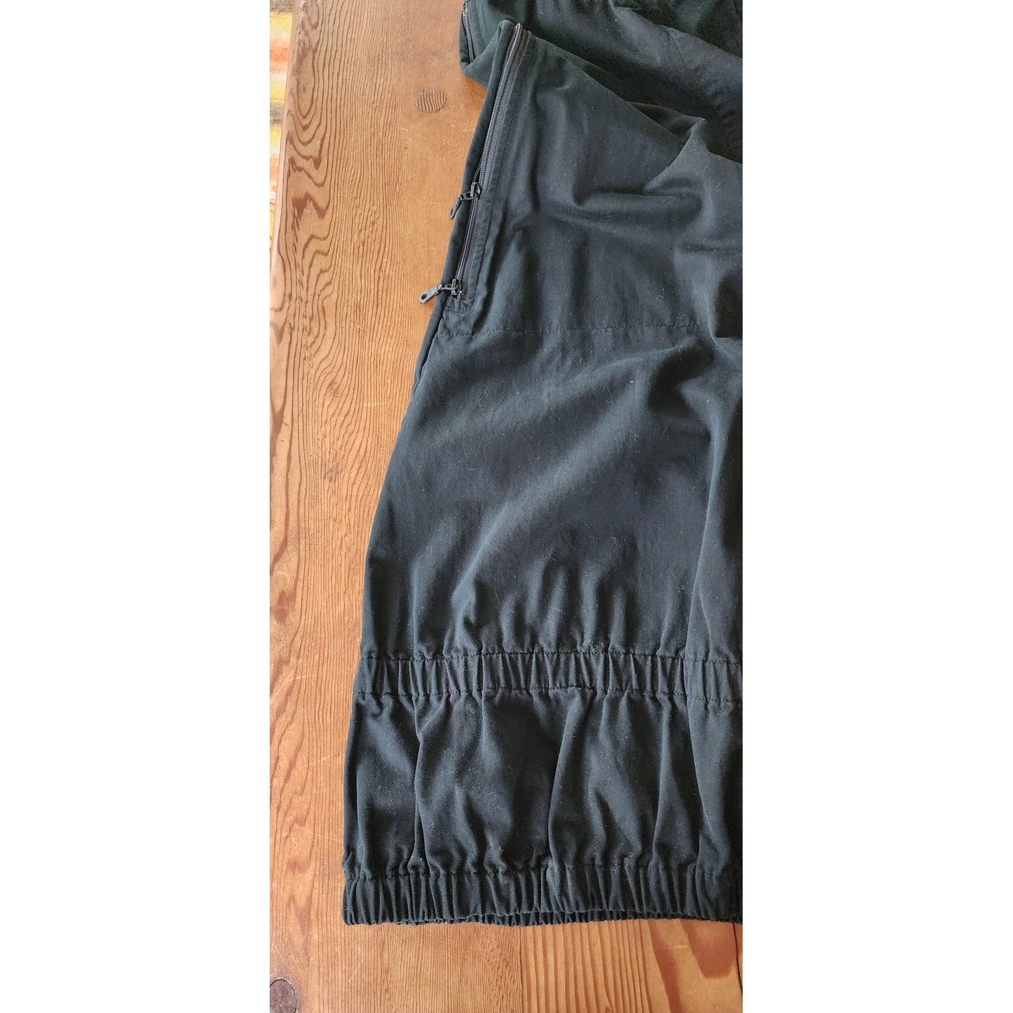 Vintage RUNDHOLZ Black Label Dress Sleeveless Cotton w/Zippers