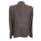 ARMANI COLLEZIONI 2008 Blazer in Brown and Cream Check Wool Jacket / L