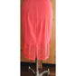 Vintage 50s Slip Dress Coral Orange Nylon &  Lace  Ssamprufe