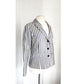 Vintage 90s Emporio Armani Blazer Gray Stripe / M