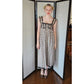Vintage 70s Maxi Dress Mr Mort Stan Herman Checked Print