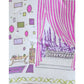 Vintage Emilio Pucci "Villa Toscana" 1957 Silk Scarf Archive-Identified, First-Decade Design