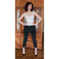 Vintage 60s Black Velvet Pants Ankle Length w/Pockets XS