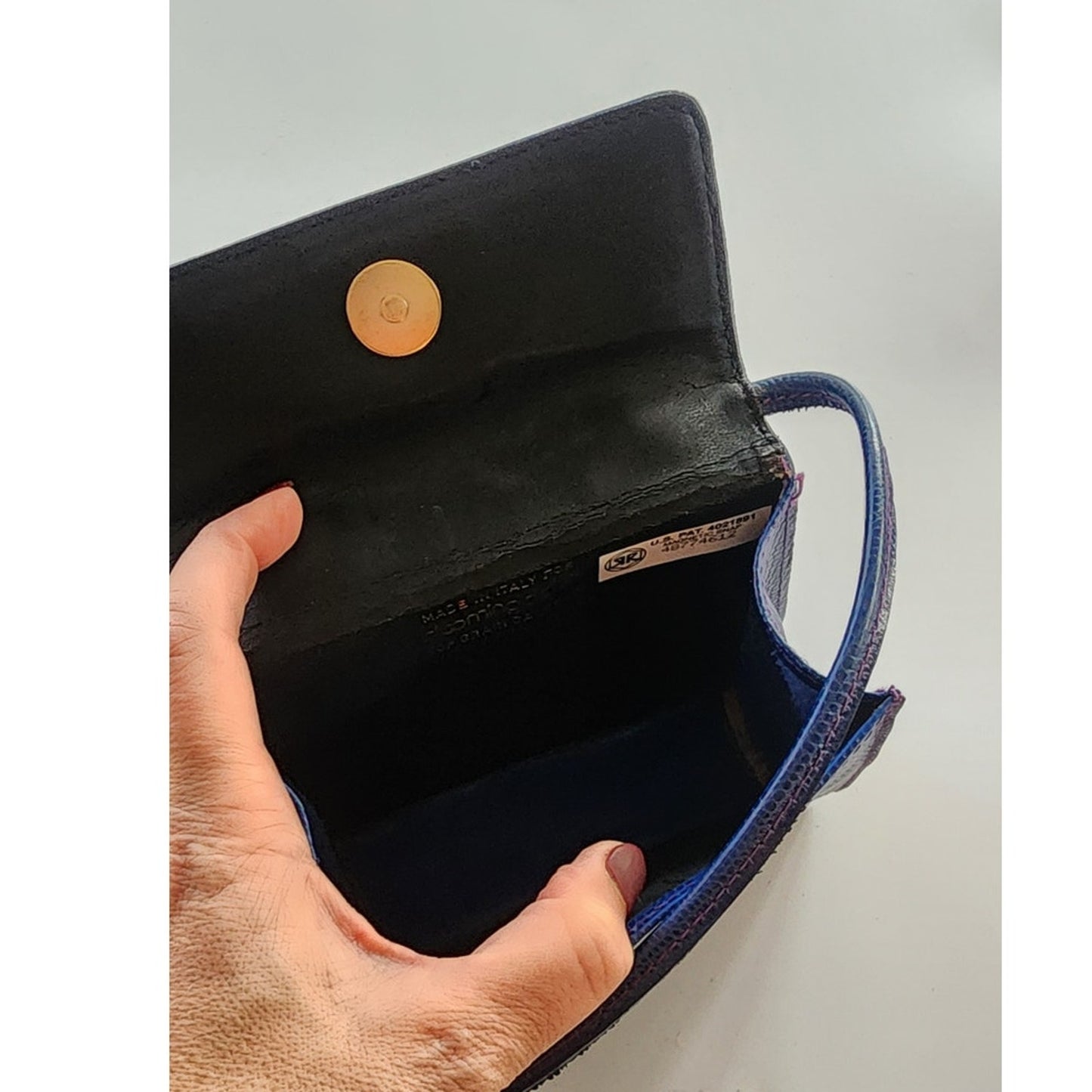 Vintage 90s Navy Blue Mini Purse Cross Shoulder Bag Clueless Bloomingdales