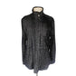 Eileen Fisher Denim Jacket Black Wash Blazer Zip & Snap